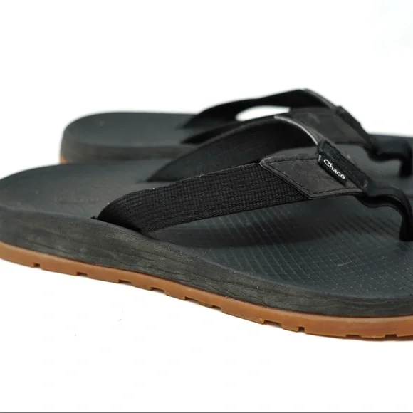 Chaco Women’s lowdown Low Down Thong Flip Flop Sandals Black Size 8 new - Picture 2 of 7